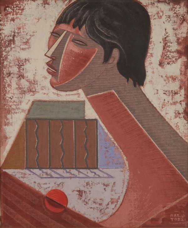 Testina  (1972)  - Asta Dipinti di Arte Moderna, Contemporanea e XIX Secolo - Casa d'Aste International Art Sale