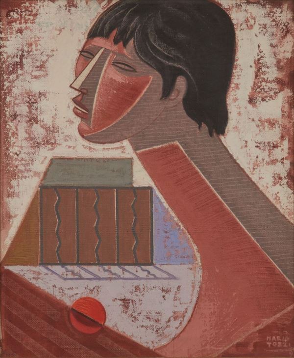 Testina  (1972)  - Asta Dipinti di Arte Moderna, Contemporanea e XIX Secolo - Casa d'Aste International Art Sale