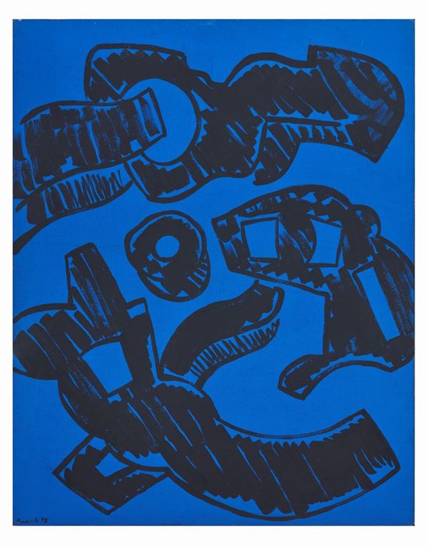 Grigio Scuro Cobalto  (1997)  - Asta Dipinti di Arte Moderna, Contemporanea e XIX Secolo - Casa d'Aste International Art Sale