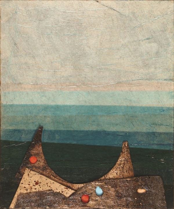 Sea  (1970)  - Auction Modern, Contemporary and 19th Century Paintings - Casa d'Aste International Art Sale
