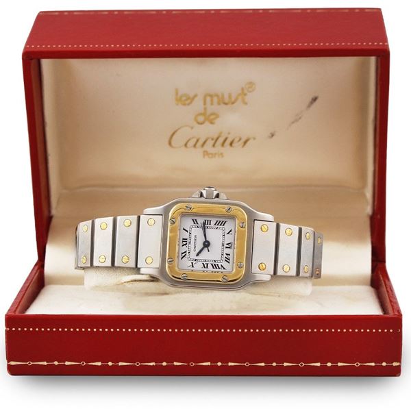 Cartier : “Santos”, Lady Automatic  - Asta Orologi Vintage e Moderni - Casa d'Aste International Art Sale