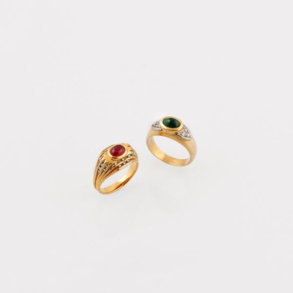 TWO GOLD RINGS