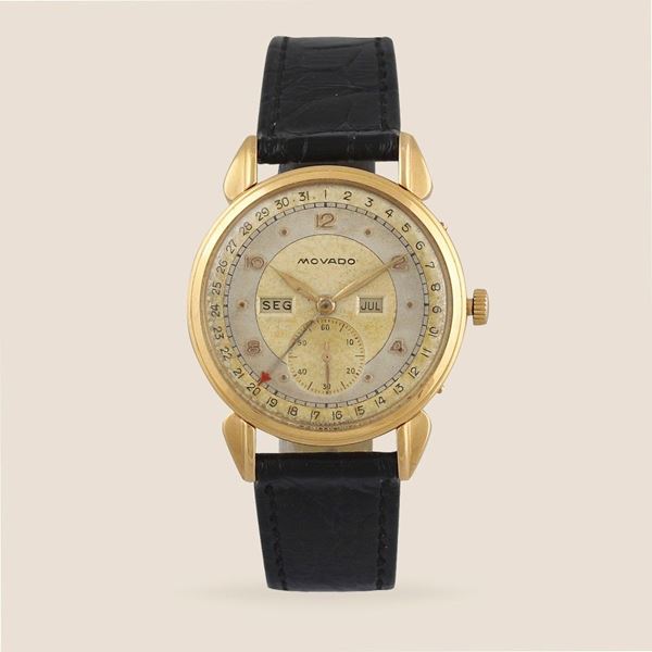 Movado : “Triple Calendar” Ref. 4820  - Auction Vintage and Modern Watches - Casa d'Aste International Art Sale