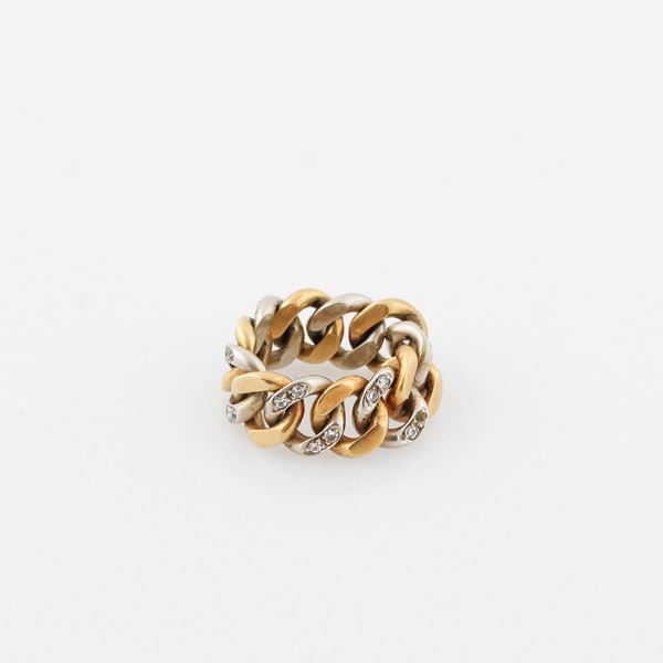 DIAMOND AND GOLD RING