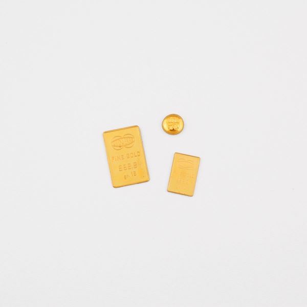THREE GOLD INGOTS  - Auction Jewelery, Watches and Silver - Casa d'Aste International Art Sale