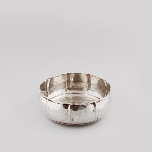 TWO SILVER CENTERPIECE