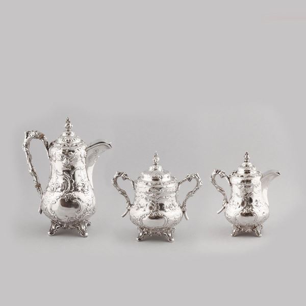 SILVER COFFEE SET