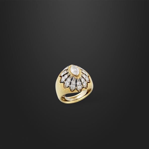 Tagliabue : DIAMOND AND GOLD RING  - Auction Important Jewelry - Casa d'Aste International Art Sale