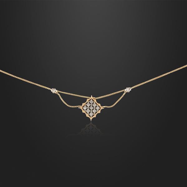 Tagliabue - DIAMOND AND GOLD NECKLACE
