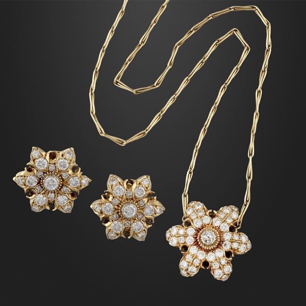 DIAMOND AND GOLD PARURE