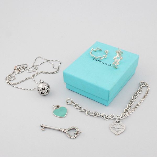 Tiffany : 925 SILVER LOT  - Auction Jewelery, Watches and Silver - Casa d'Aste International Art Sale