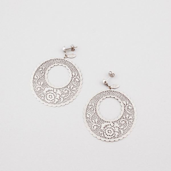 PAIR OF GOLD EARRINGS  - Auction Jewelery, Watches and Silver - Casa d'Aste International Art Sale