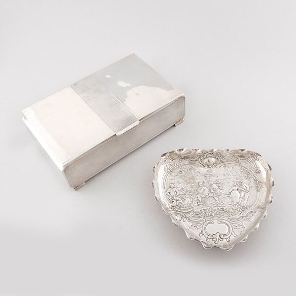 *SILVER CASE AND SAUCER