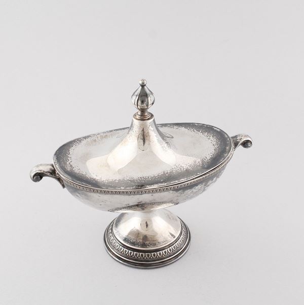 SILVER SUGAR BOWL  - Auction Jewel Necklaces for Summer Time and Silver - Casa d'Aste International Art Sale