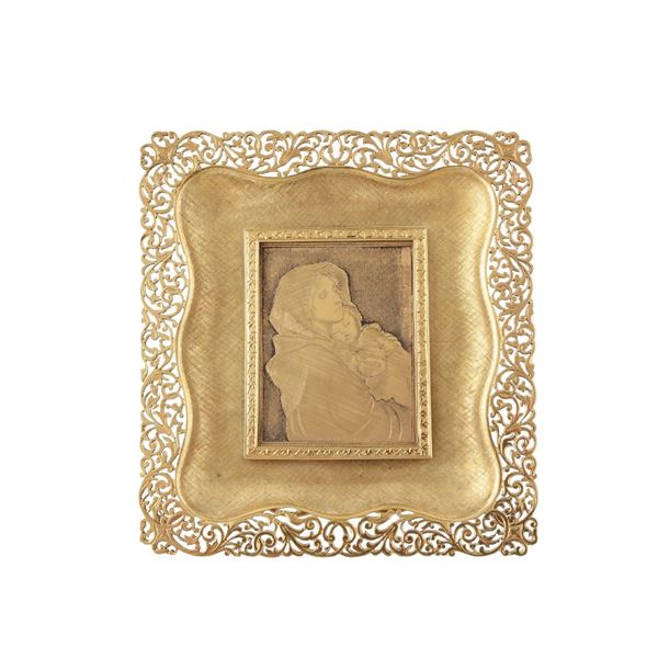 GOLD FRAME  - Auction Important Jewelry - Casa d'Aste International Art Sale