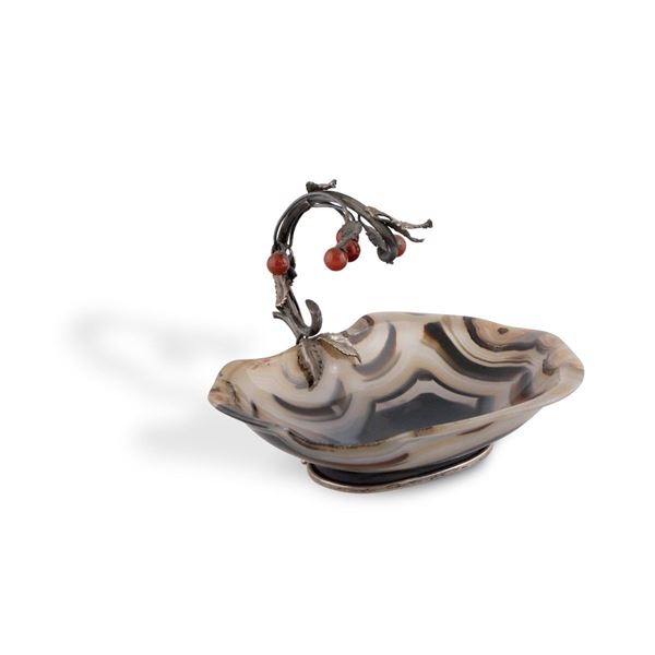 AGATE AND SILVER CASE