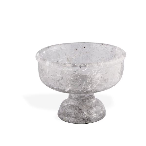RUTILATED ROCK CRYSTAL CUP