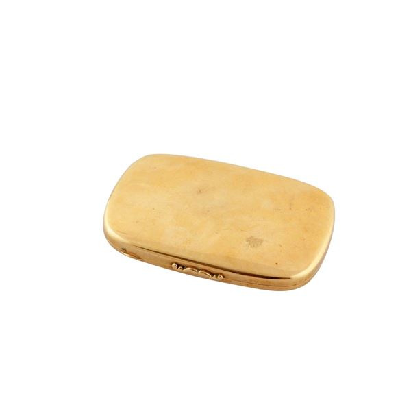 GOLD POWDER COMPACT