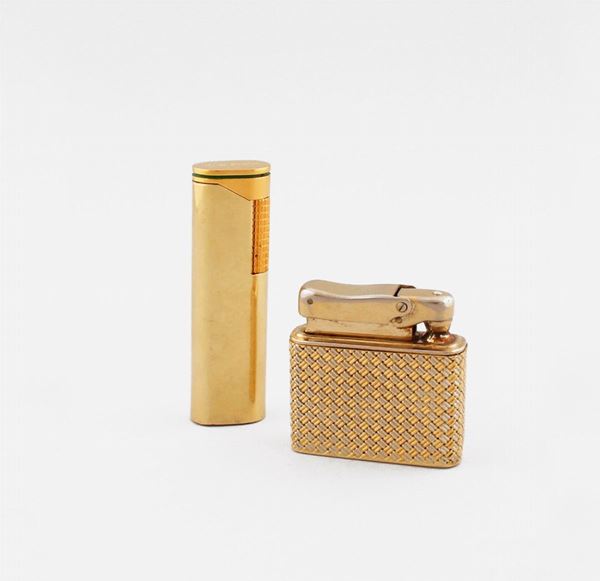 TWO GOLD COVERED LIGHTERS  - Auction JEWELERY, WATCHES AND SILVER - Casa d'Aste International Art Sale