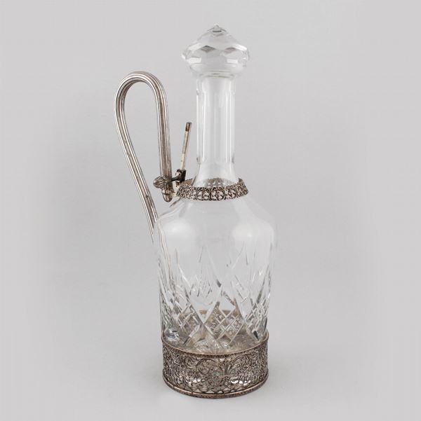800 SILVER BOTTLE HOLDER  - Auction JEWELERY, WATCHES AND SILVER - Casa d'Aste International Art Sale