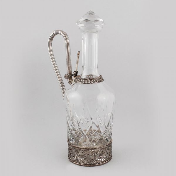 800 SILVER VASE AND CENTERPIECE