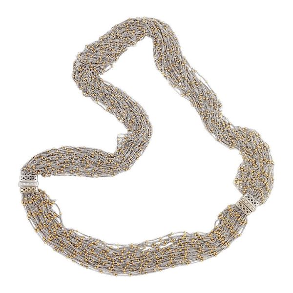 DIAMOND AND GOLD NECKLACE  - Auction Special Jewelery, Vintage signed - Casa d'Aste International Art Sale