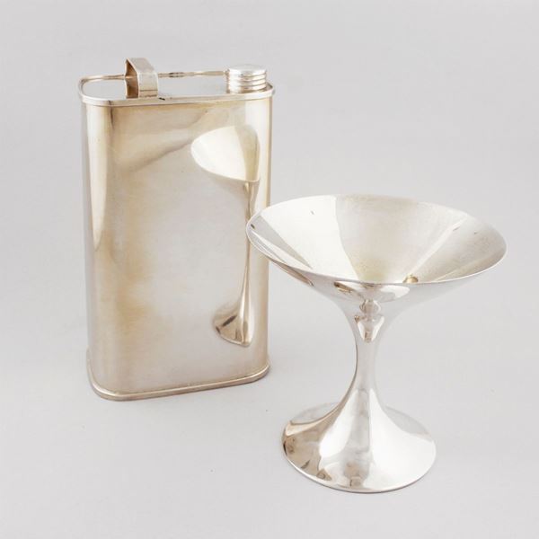 800 SILVER TIN CAN AND CHALICE  - Auction JEWELERY, WATCHES AND SILVER - Casa d'Aste International Art Sale