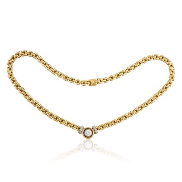 DIAMOND AND GOLD NECKLACE
