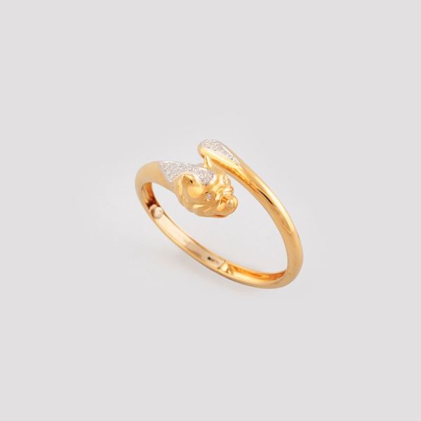 DIAMOND AND GOLD BRACELET