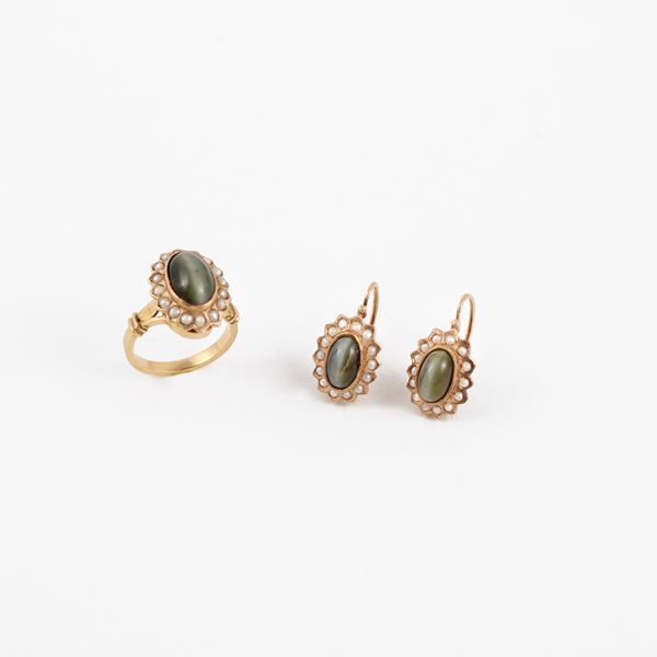 PARURE OF RING AND EARRINGS  - Auction Jewelery and Watches - Casa d'Aste International Art Sale