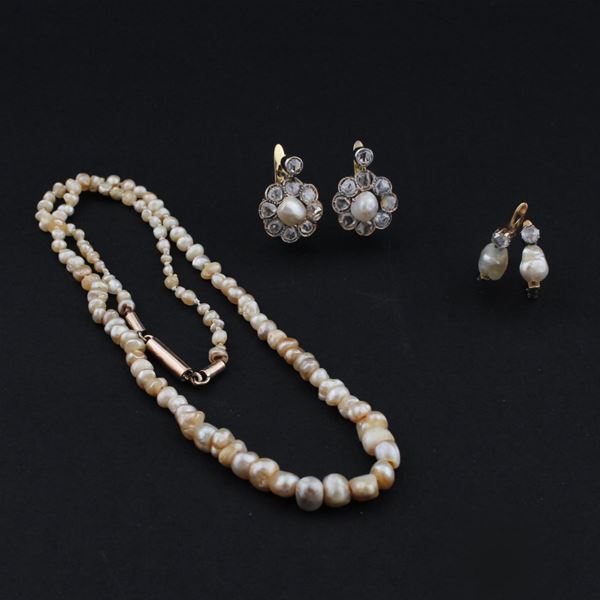 PEARL, DIAMOND AND GOLD LOT
