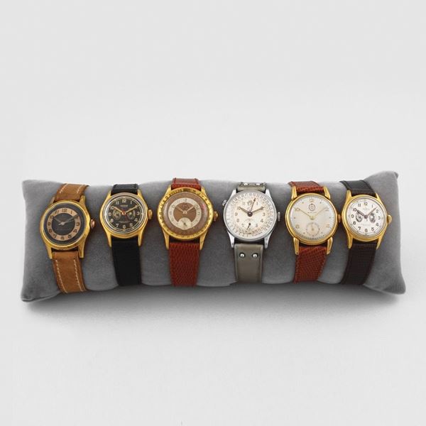 A group Lot of 6 wristwatches with “UAE Dial”