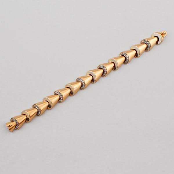 DIAMOND AND GOLD BRACELET