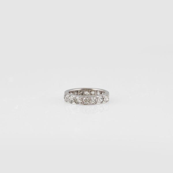 DIAMOND AND GOLD RING  - Auction JEWELERY, WATCHES AND SILVER - Casa d'Aste International Art Sale