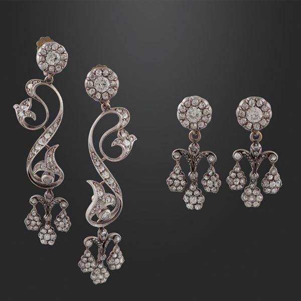 EARRINGS “CHANDELIER”  - Auction Important Jewelry - Casa d'Aste International Art Sale