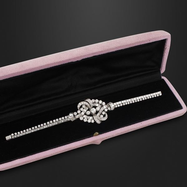DIAMOND AND GOLD BRACELET