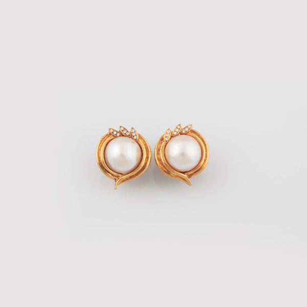 EARRINGS  - Auction Timed Auction Jewelery , Watches and Silver - Casa d'Aste International Art Sale
