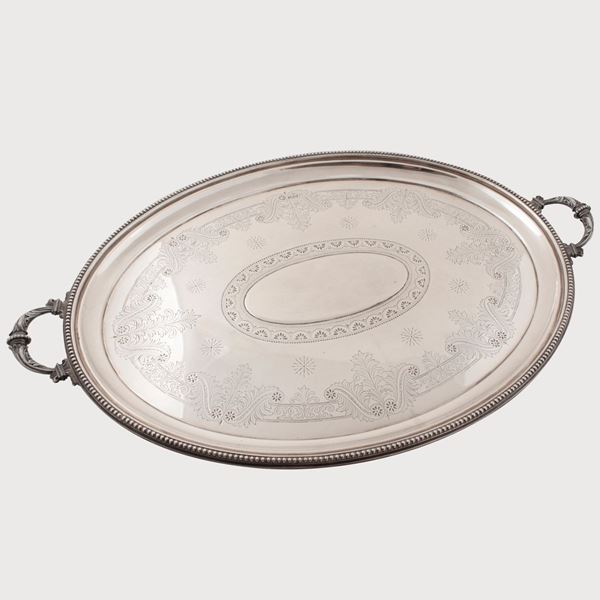 LARGE TRAY  - Auction Timed Auction Jewelery , Watches and Silver - Casa d'Aste International Art Sale