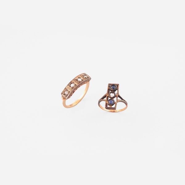 RINGS  - Auction Timed Auction Jewelery , Watches and Silver - Casa d'Aste International Art Sale