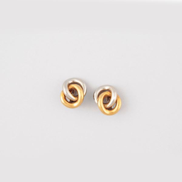 18KT GOLD EARRINGS  - Auction Timed Auction Jewelery , Watches and Silver - Casa d'Aste International Art Sale