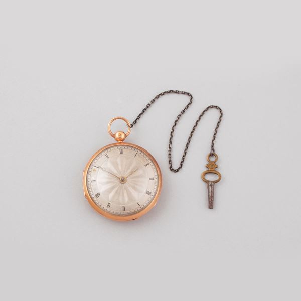 FINE, 18KT GOLD POCKET WATCH