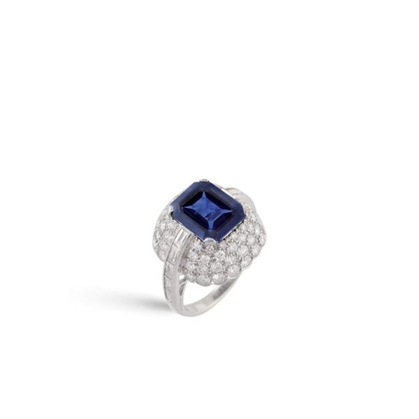 RING, MYANMAR SAPPHIRE