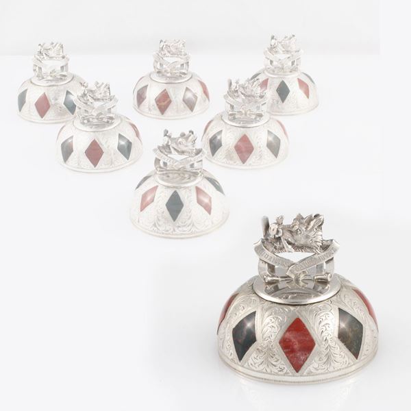 SIX ENGLISH PLACEHOLDERS  - Auction Summer Time - Casa d'Aste International Art Sale