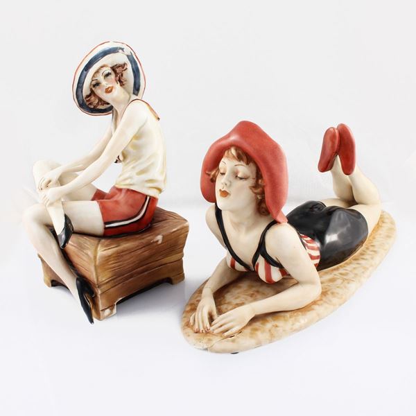 “DUE BAGNANTI”  - Auction Summer Time - Casa d'Aste International Art Sale