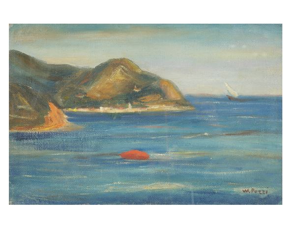 WALTER POZZI : Senza titolo  - Asta Arte Moderna, Contemporanea e Dipinti del XIX Secolo - Casa d'Aste International Art Sale
