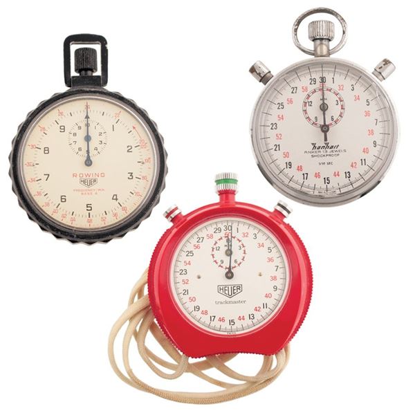 Lotto di 3 Cronometri da Gara  - Asta Orologi Vintage e Moderni - Casa d'Aste International Art Sale