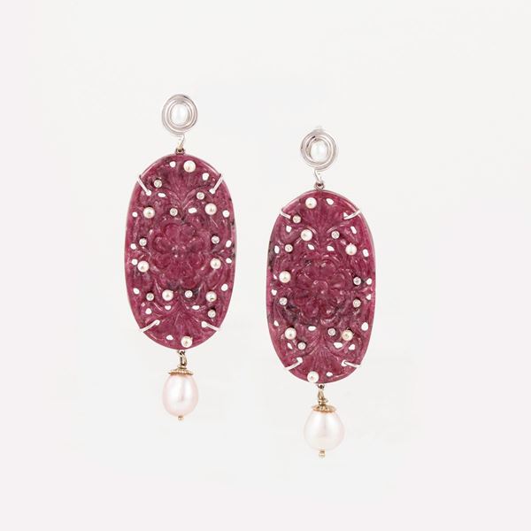 EARRINGS  - Auction Summer Time - Casa d'Aste International Art Sale