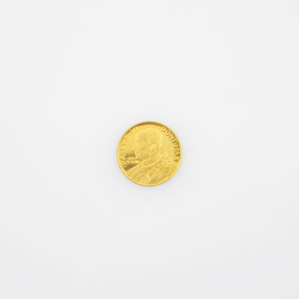 900-1000 GOLD VATICAN MEDAL