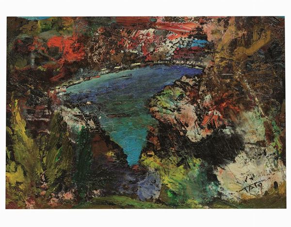 Lago di Penna, 1959  - Asta Arte Moderna, Contemporanea e dipinti del XIX Secolo - Casa d'Aste International Art Sale