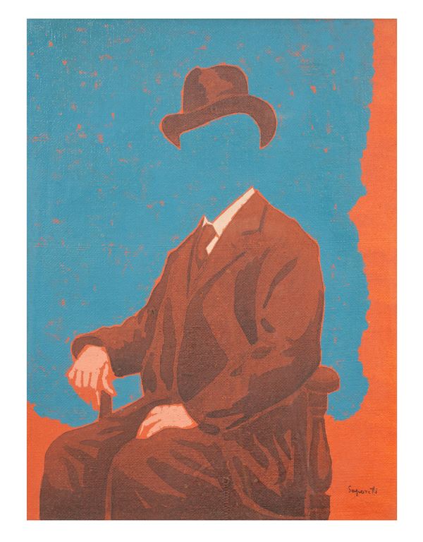 La testa severa, 1971  - Auction Illustrated books and Modern and Contemporary Art and 19th century paintings - Casa d'Aste International Art Sale